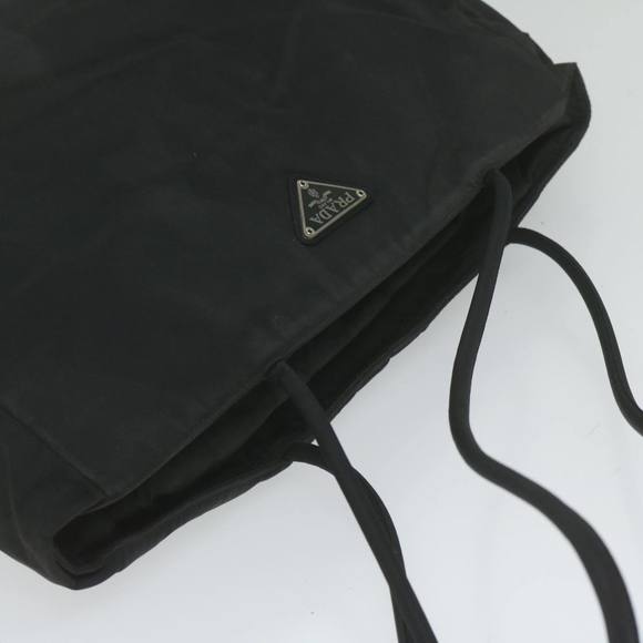 PRADA Tote Bag Nylon Black Auth bs10759 - Picture 6 of 16